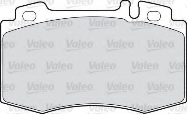 Комплект тормозных колодок, дисковый тормоз VALEO 598445