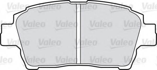 Комплект гальмівних колодок, дискове гальмо VALEO 598606