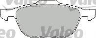 Комплект гальмівних колодок, дискове гальмо VALEO 598649