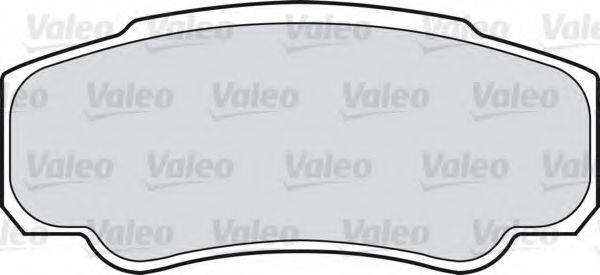 Комплект гальмівних колодок, дискове гальмо VALEO 598570