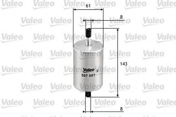 Топливный фильтр VALEO 587001