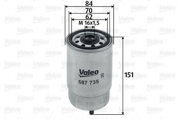 Топливный фильтр VALEO 587735