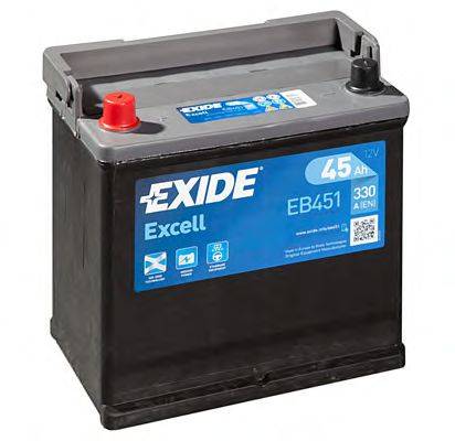 Стартерная аккумуляторная батарея; Стартерная аккумуляторная батарея EXIDE _EB451