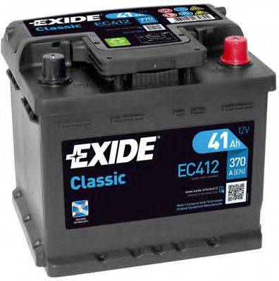 Стартерная аккумуляторная батарея; Стартерная аккумуляторная батарея EXIDE EC412