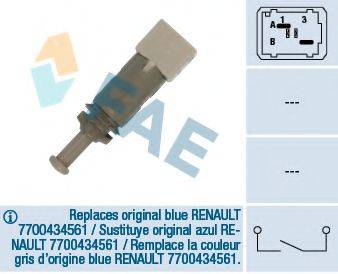 Вимикач ліхтаря сигналу гальмування; Вимикач, привід зчеплення (Tempomat) FAE 24891