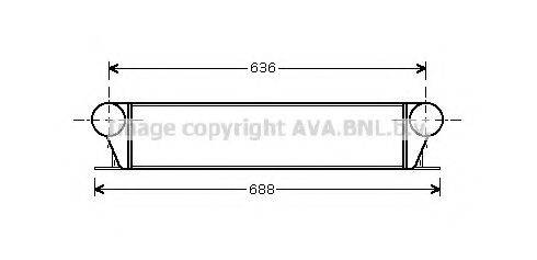 Интеркулер AVA QUALITY COOLING BW4253