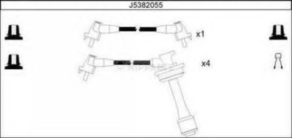 Комплект дротів запалення NIPPARTS J5382055