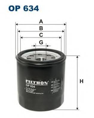 Масляный фильтр FILTRON OP634