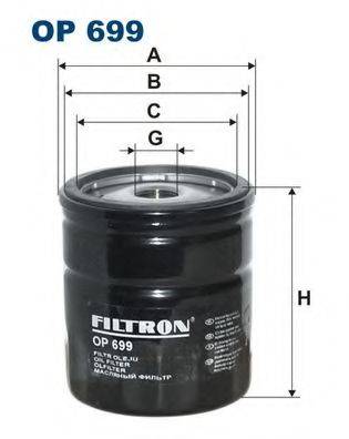 Масляный фильтр FILTRON OP699