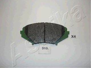 Комплект гальмівних колодок, дискове гальмо ASHIKA 50-03-313