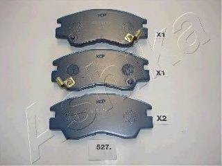 Комплект тормозных колодок, дисковый тормоз ASHIKA 50-05-527
