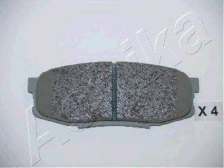 Комплект тормозных колодок, дисковый тормоз ASHIKA 51-02-221