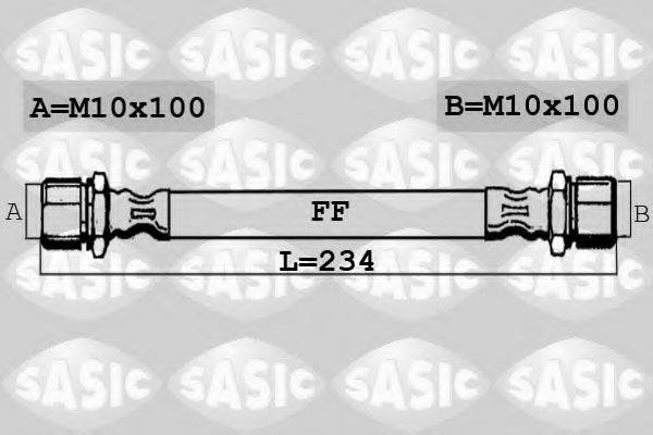 SASIC SBH6366 Гальмівний шланг