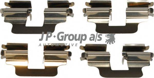 Комплектуючі, колодки дискового гальма JP GROUP 1363750410