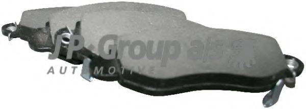 Комплект тормозных колодок, дисковый тормоз JP GROUP 1563600610