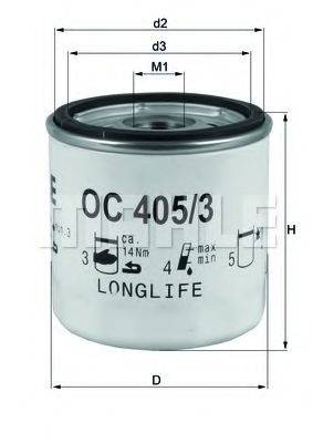 Масляный фильтр MAHLE ORIGINAL OC 405/3