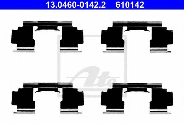 Комплектующие, колодки дискового тормоза ATE 13.0460-0142.2