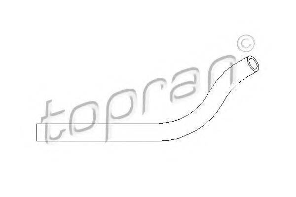Шланг, вентиляция картера TOPRAN 100 985