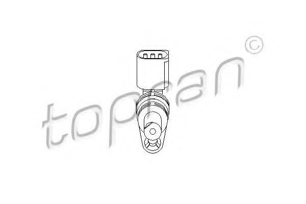 TOPRAN 111380 Датчик частоты вращения, управление двигателем