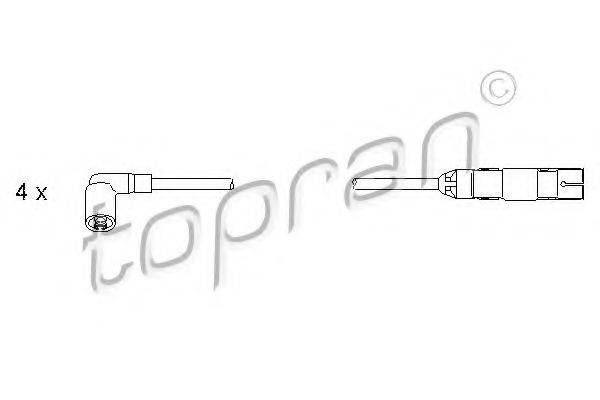 Комплект проводов зажигания TOPRAN 108 960