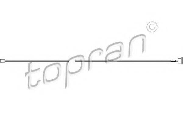 Трос, стоянкова гальмівна система TOPRAN 206 500