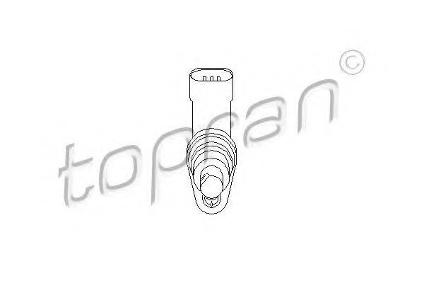 Датчик частоти обертання, керування двигуном TOPRAN 207 068