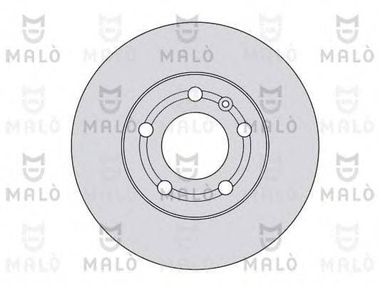 MALO 1110163 Тормозной диск