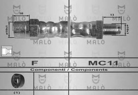 Тормозной шланг MALO 80217