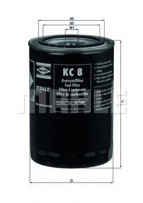 Топливный фильтр KNECHT KC 8