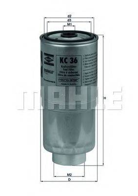 Топливный фильтр KNECHT KC 36