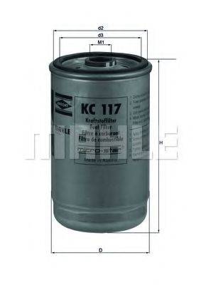 Паливний фільтр KNECHT KC 117