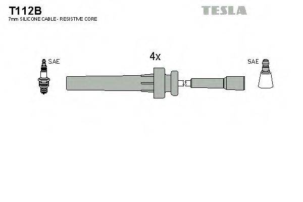 Комплект дротів запалення TESLA T112B