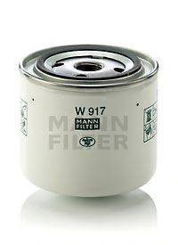 Масляный фильтр; Гидрофильтр, автоматическая коробка передач; Фильтр, Гидравлическая система привода рабочего оборудования MANN-FILTER W 917