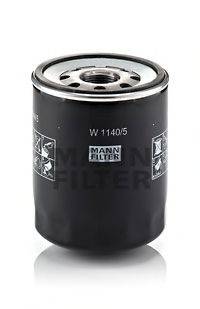 Масляний фільтр MANN-FILTER W 1140/5