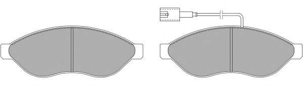 Комплект гальмівних колодок, дискове гальмо FREMAX FBP-1476