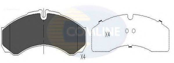Комплект тормозных колодок, дисковый тормоз COMLINE CBP16031