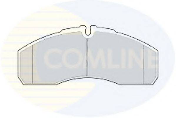 Комплект гальмівних колодок, дискове гальмо COMLINE CBP01173