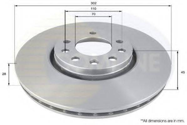 Тормозной диск COMLINE ADC1115V