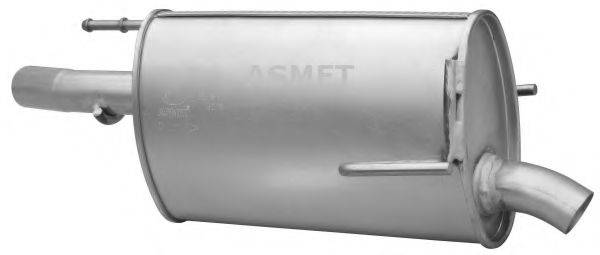 Глушник вихлопних газів кінцевий ASMET 05.163