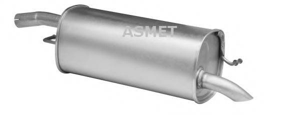 Глушитель выхлопных газов конечный ASMET 07.180