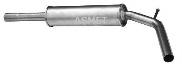 Средний глушитель выхлопных газов ASMET 03.050