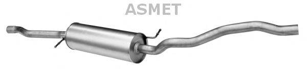 Средний глушитель выхлопных газов ASMET 03.098