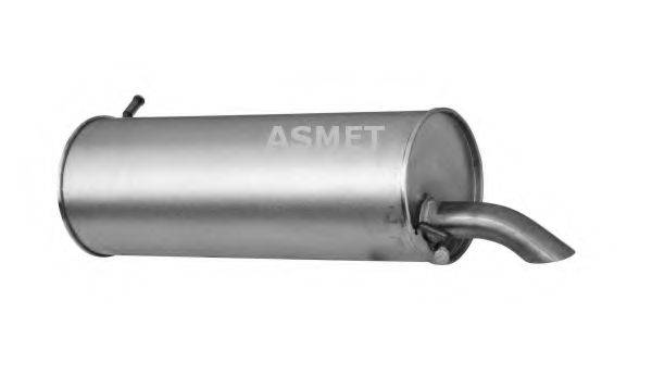 Глушник вихлопних газів кінцевий ASMET 09.060