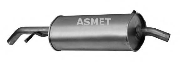 Глушитель выхлопных газов конечный ASMET 09.085
