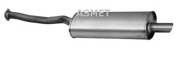 Глушитель выхлопных газов конечный ASMET 12.035