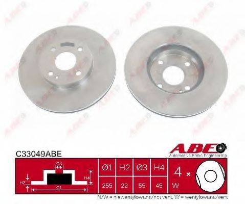 Тормозной диск ABE C33049ABE