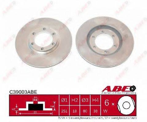 Тормозной диск ABE C39003ABE