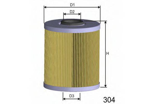 Паливний фільтр MISFAT F106