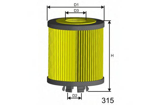 Масляний фільтр MISFAT L109