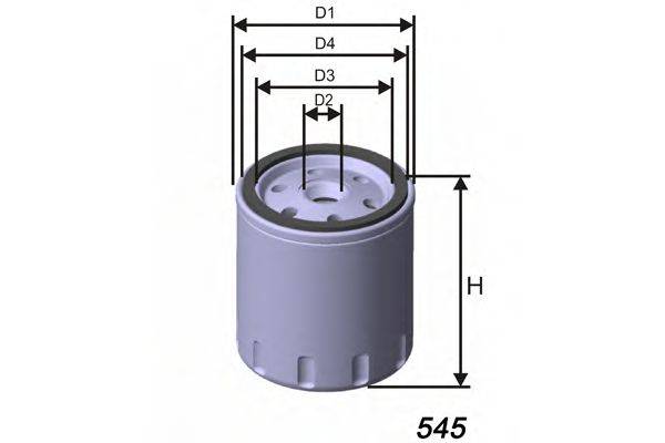 Масляний фільтр MISFAT Z439